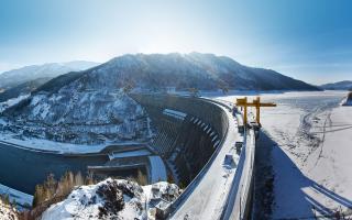 Vaatluspunkt Sayano Shushenskaya hüdroelektrijaamas
